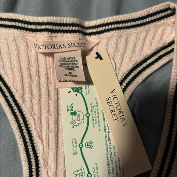 Victoria's Secret Light Pink Ribbed bralette - Picture 2 of 2